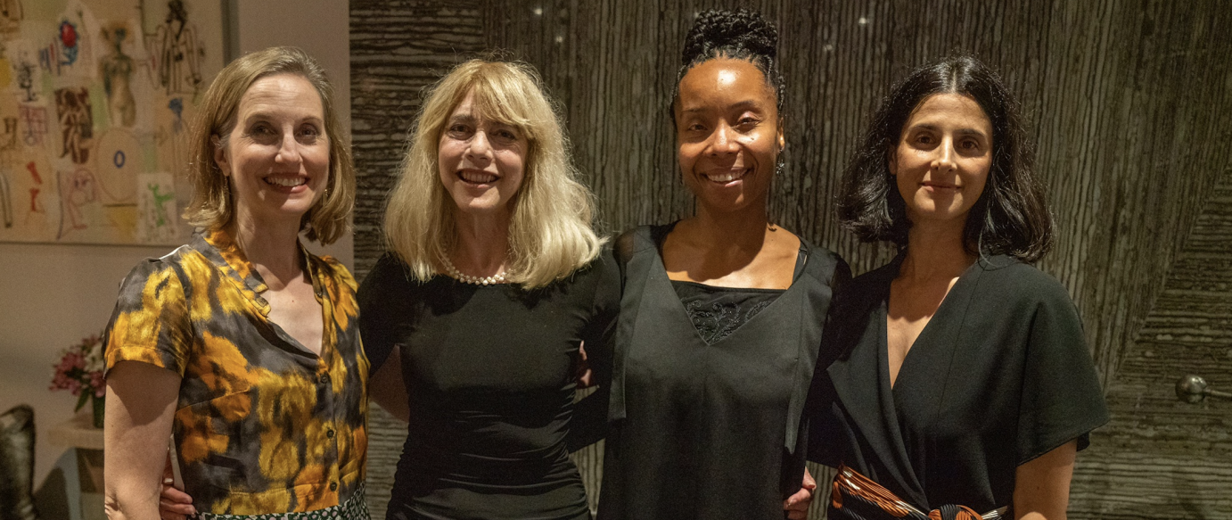 Wendy Whelan stands with Andrea Miller, Kathryn Roszak, and Sidra Bell